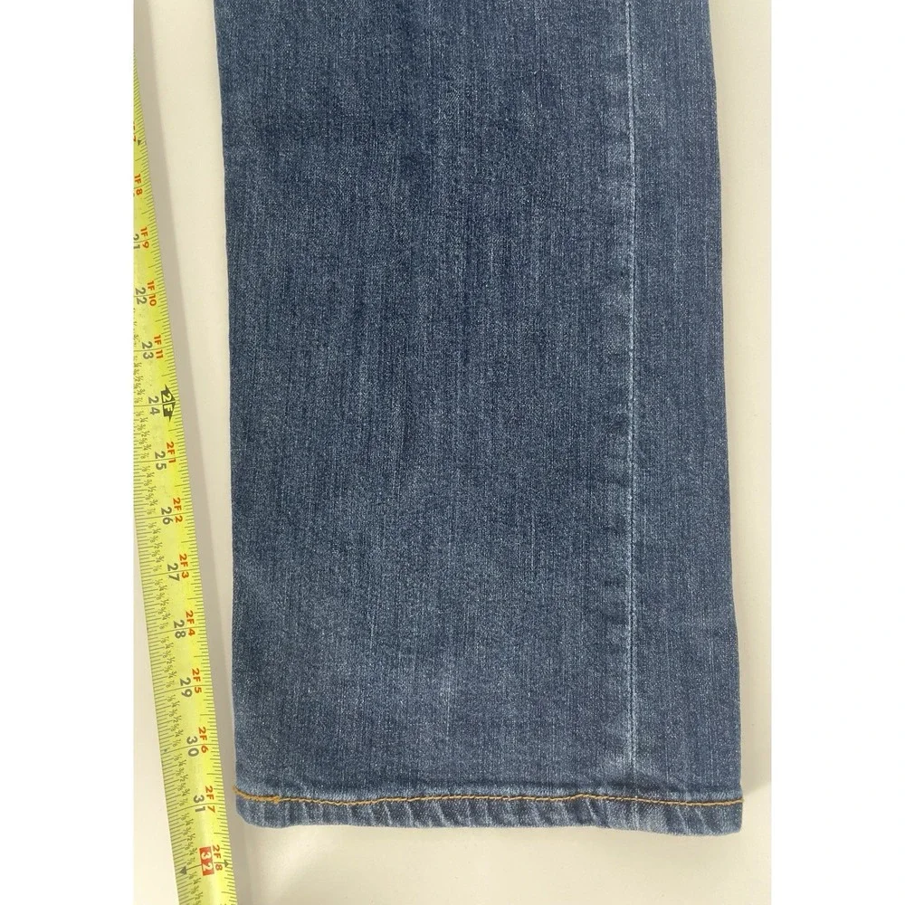 Levi's 505 Regular Fit Jeans Men 42x32 Dark Wash Straight Leg Workwear Classic